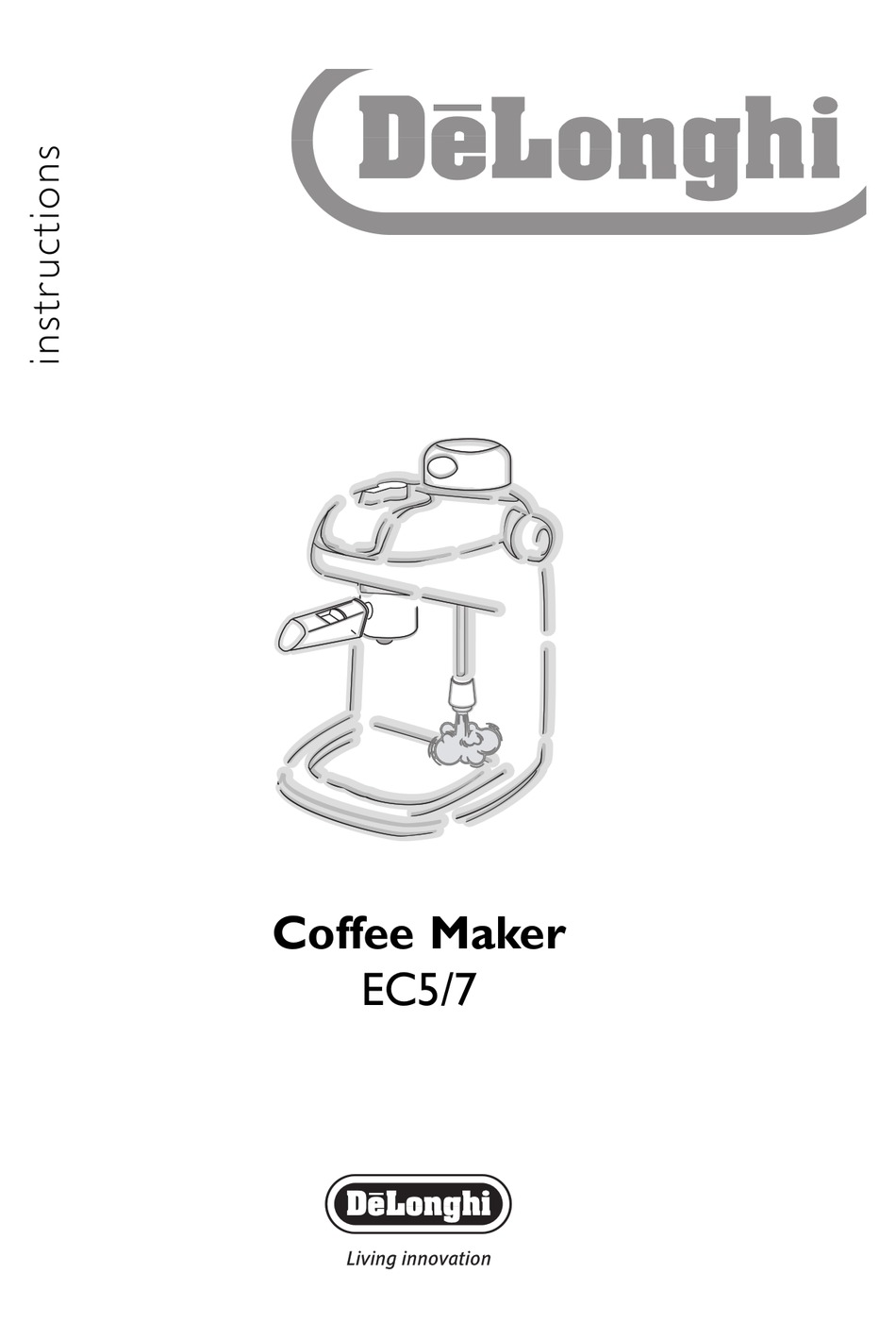 DELONGHI EC7 INSTRUCTIONS MANUAL Pdf Download | ManualsLib