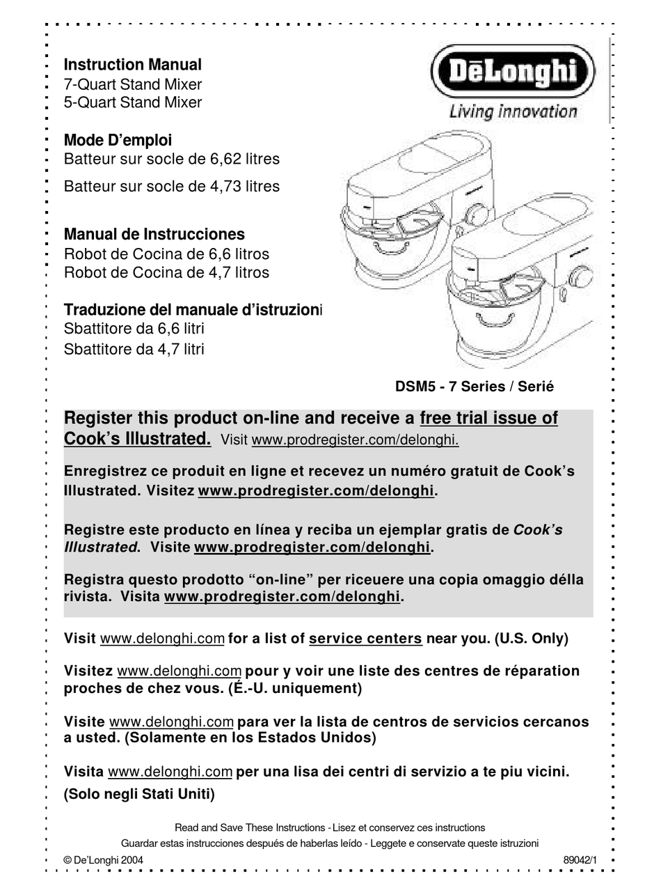 Recipes - DeLonghi DSM5 - 7 Series Instruction Manual [Page 11]