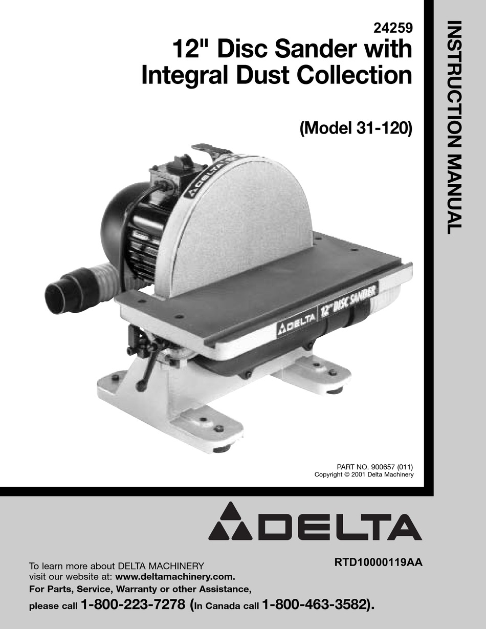 DELTA 31-120 INSTRUCTION MANUAL Pdf Download | ManualsLib