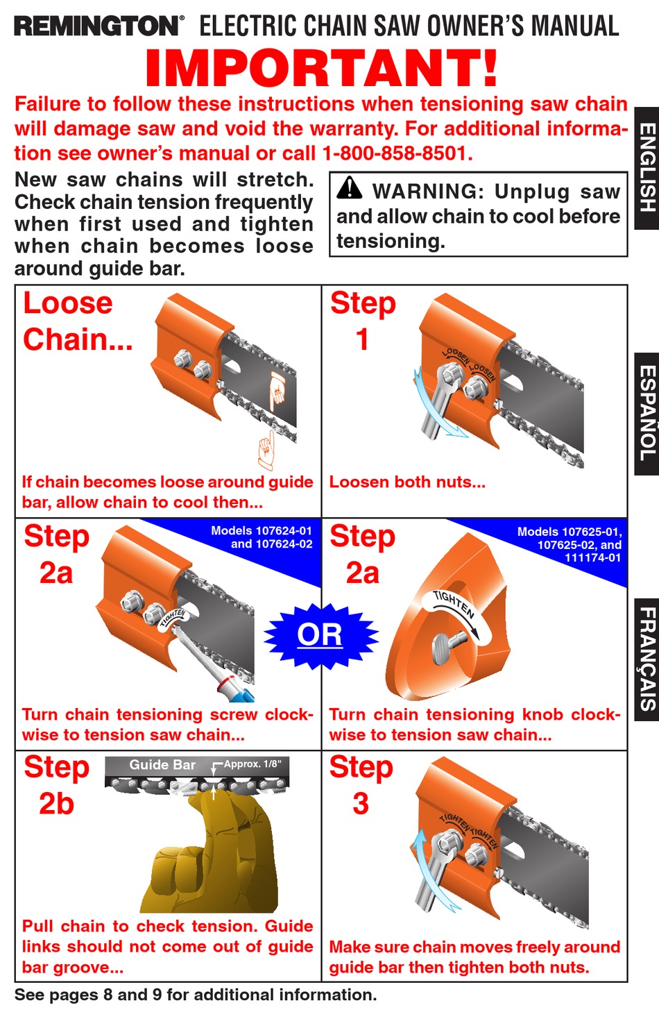 REMINGTON 10762502 OWNER'S MANUAL Pdf Download ManualsLib
