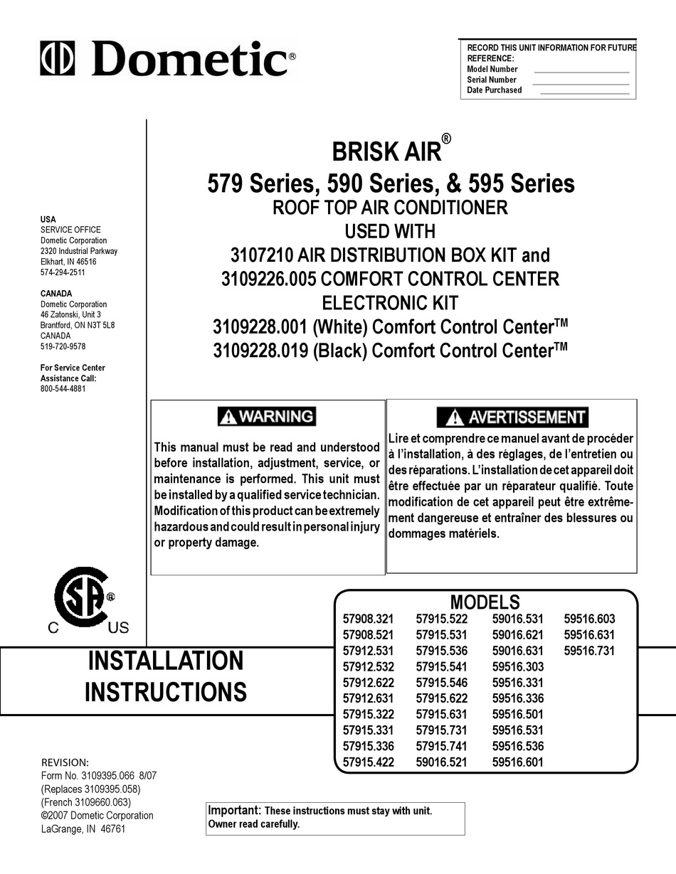 Duo Therm 57915 Wiring Diagram - Wiring Diagram