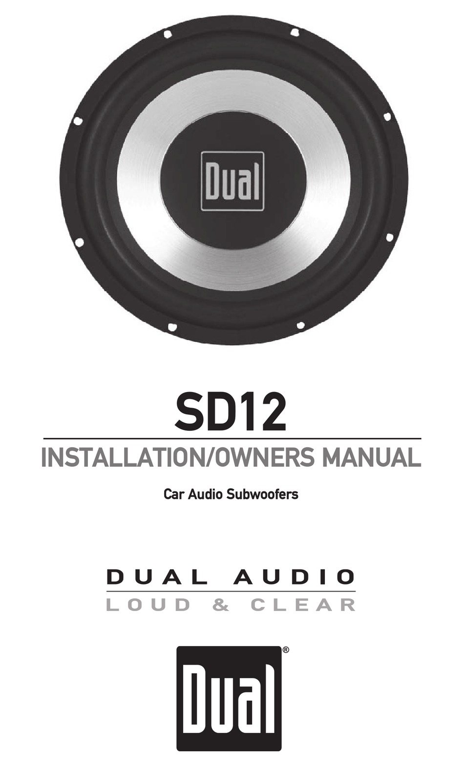 dual sd12 subwoofer