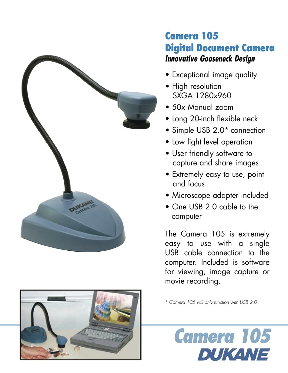 DUKANE CAMERA 105 BROCHURE & SPECS Pdf Download ManualsLib