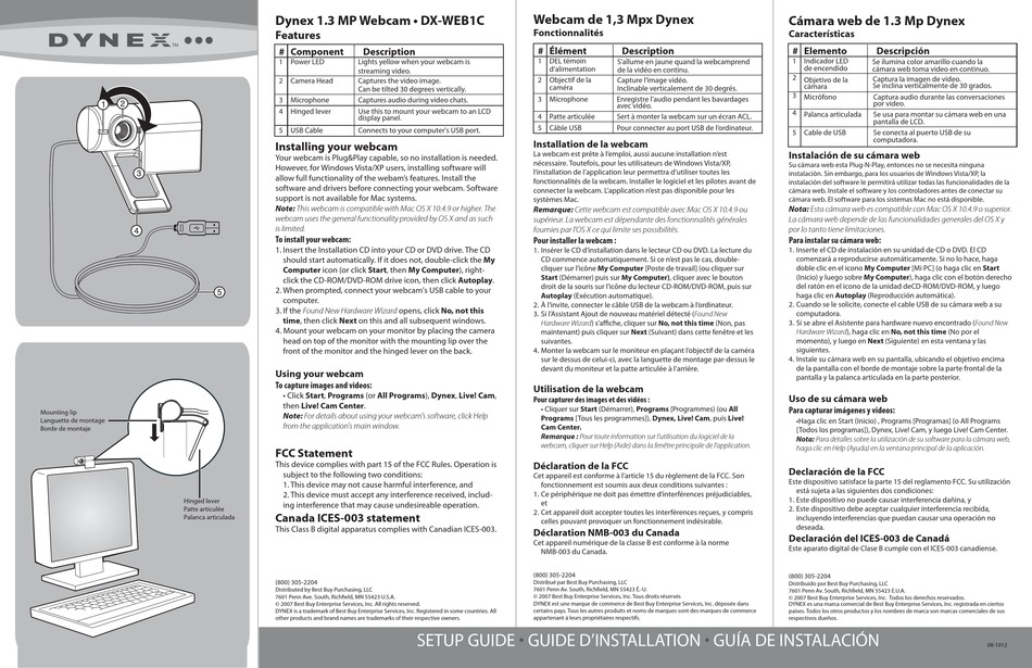 DYNEX DX-WEB1C SETUP MANUAL Pdf Download | ManualsLib