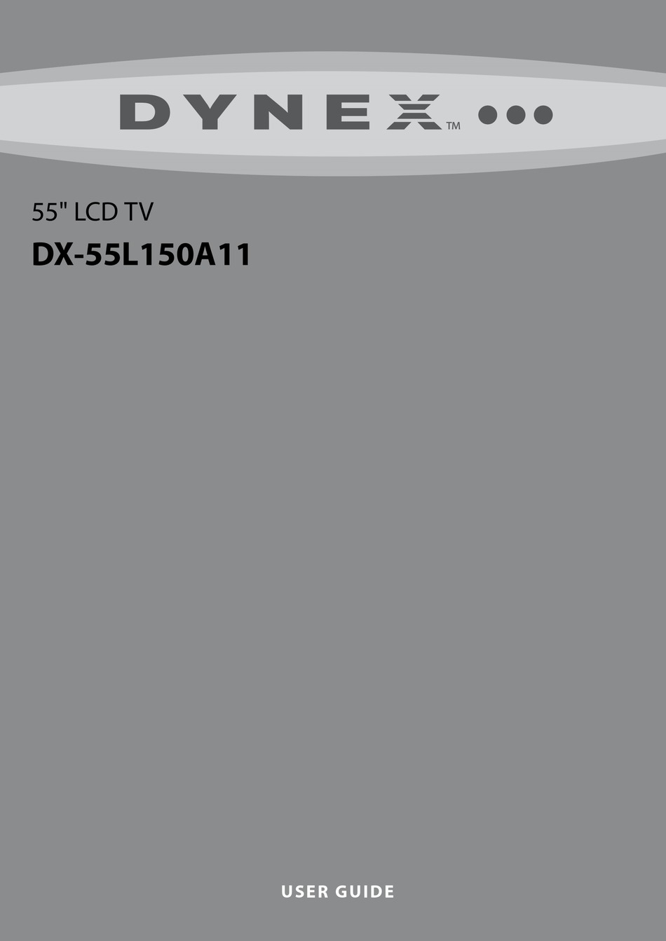 Dynex Dx 55l150a11 User Manual Pdf Download Manualslib