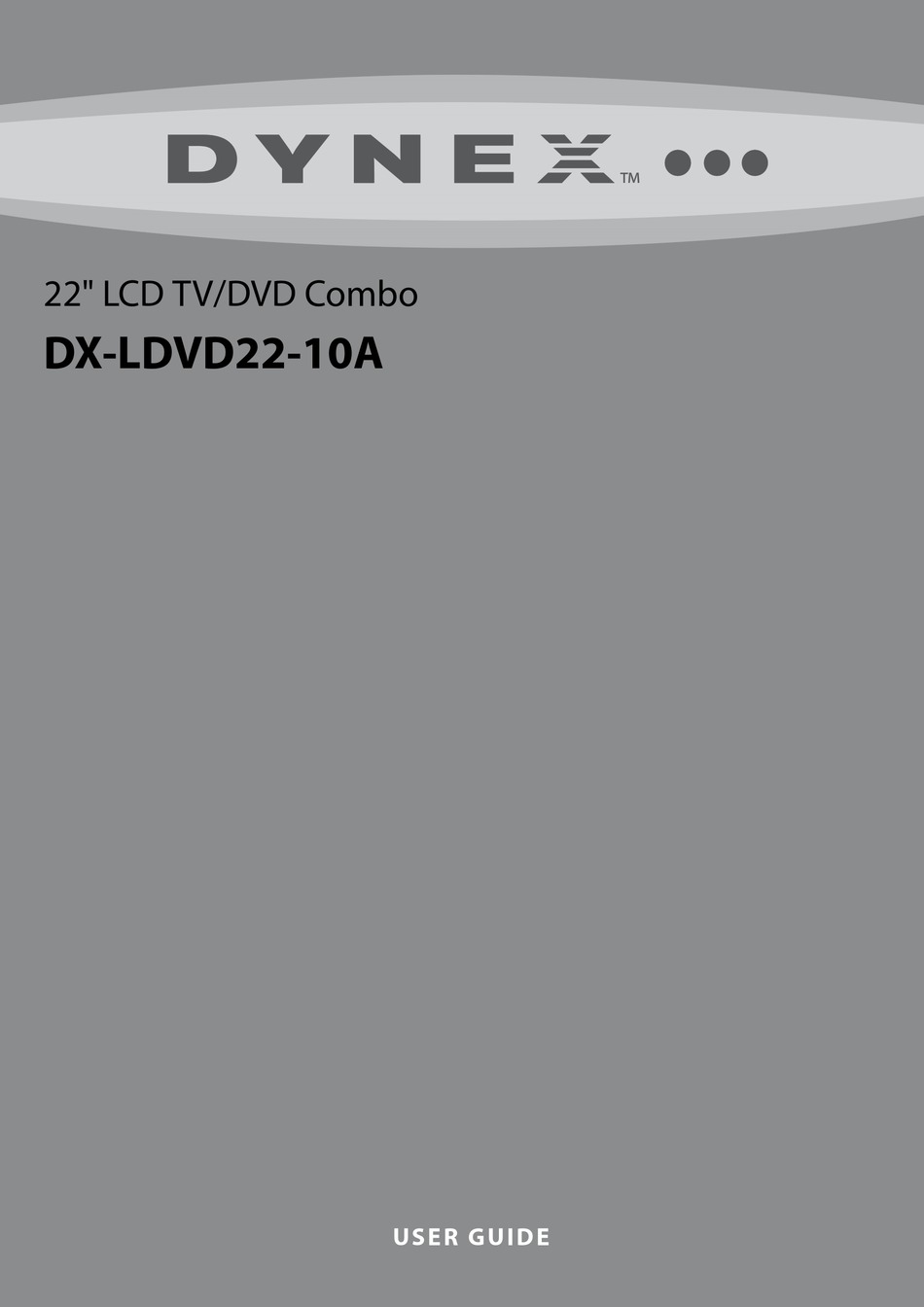 DYNEX DX-LDVD22-10A USER MANUAL Pdf Download | ManualsLib