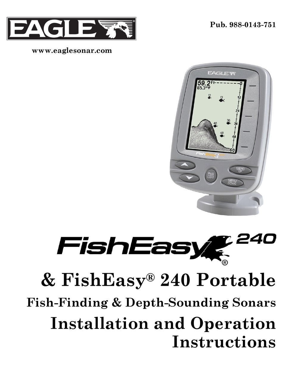 Eagle Fisheasy 240 Portable Installation And Operation Instructions Manual Pdf Download Manualslib Eagle Fisheasy 240 Portable Installation And Operation Instructions Manual Pdf Download Manualslib