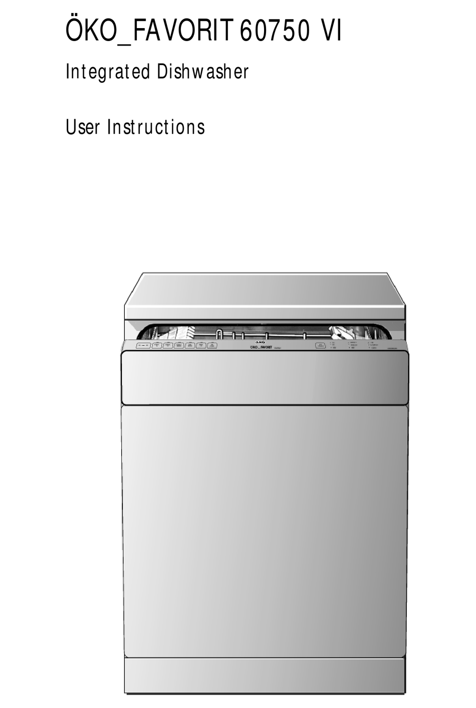 AEG 60750 VI USER INSTRUCTIONS Pdf Download ManualsLib