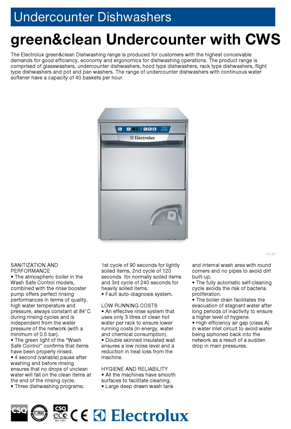ELECTROLUX GREEN&CLEAN 502028 SPECIFICATIONS Pdf Download ManualsLib