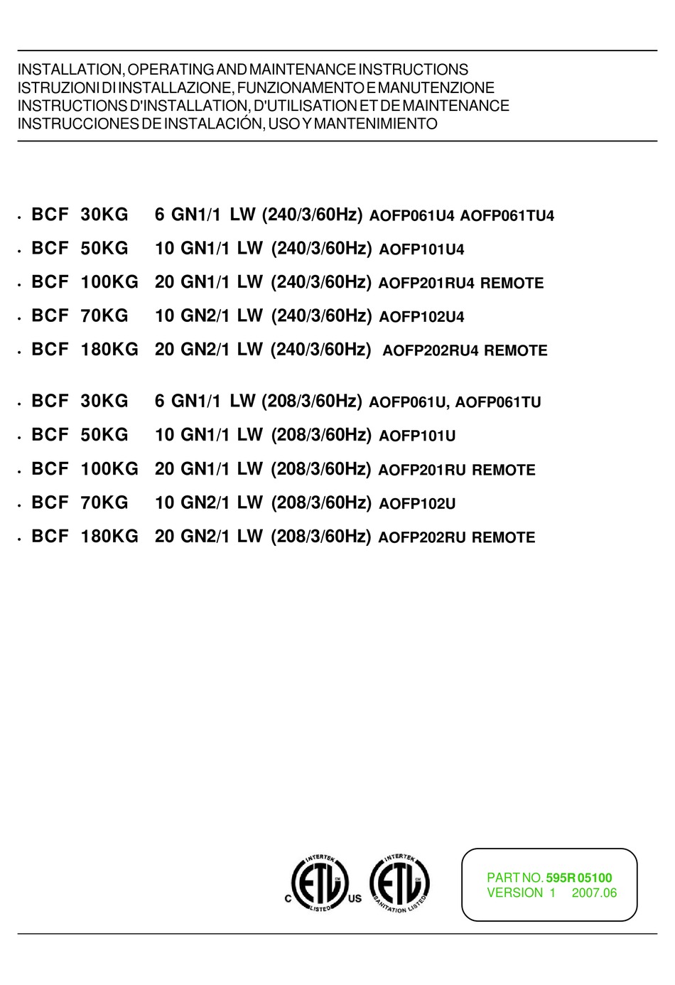 Electrolux Air O Chill Operating And Maintenance Instructions Manual Pdf Download Manualslib