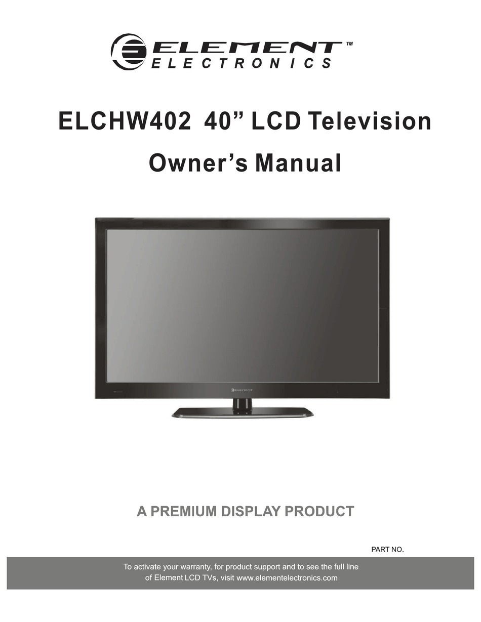 ELEMENT ELCHW402 OWNER'S MANUAL Pdf Download | ManualsLib