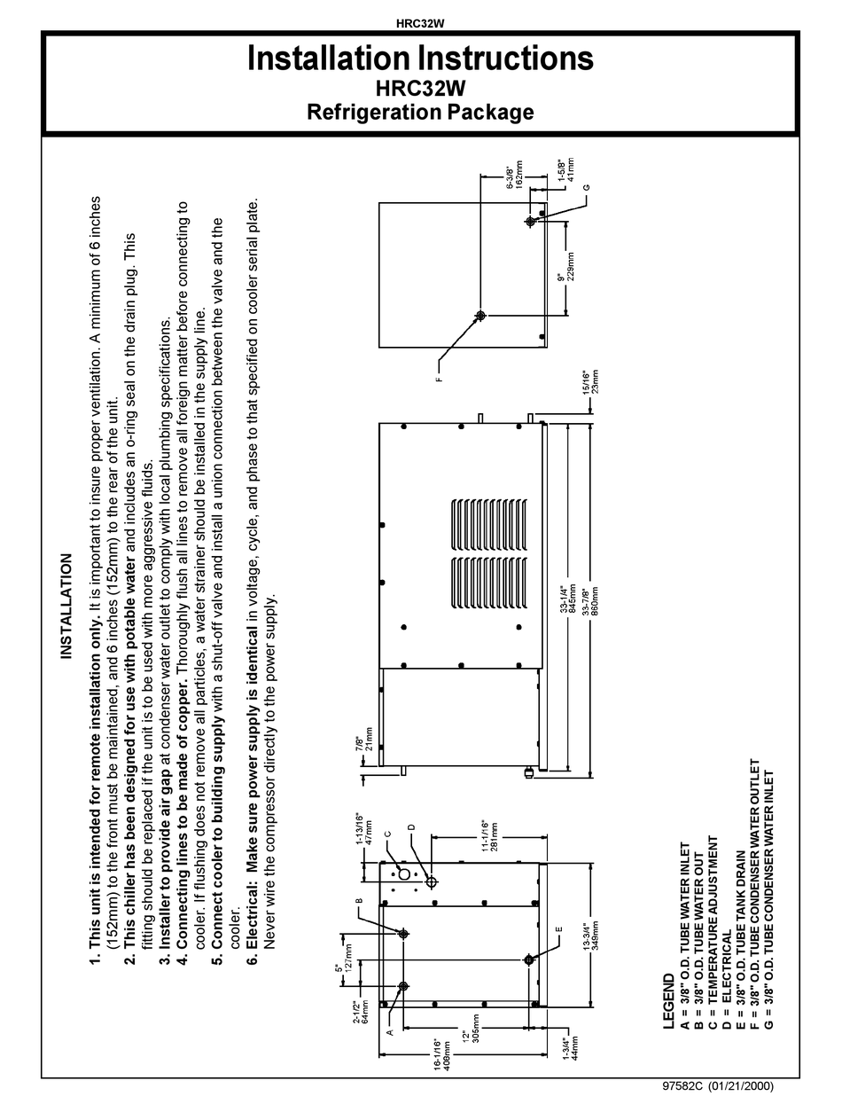 ELKAY HRC32W INSTALLATION INSTRUCTIONS Pdf Download ManualsLib