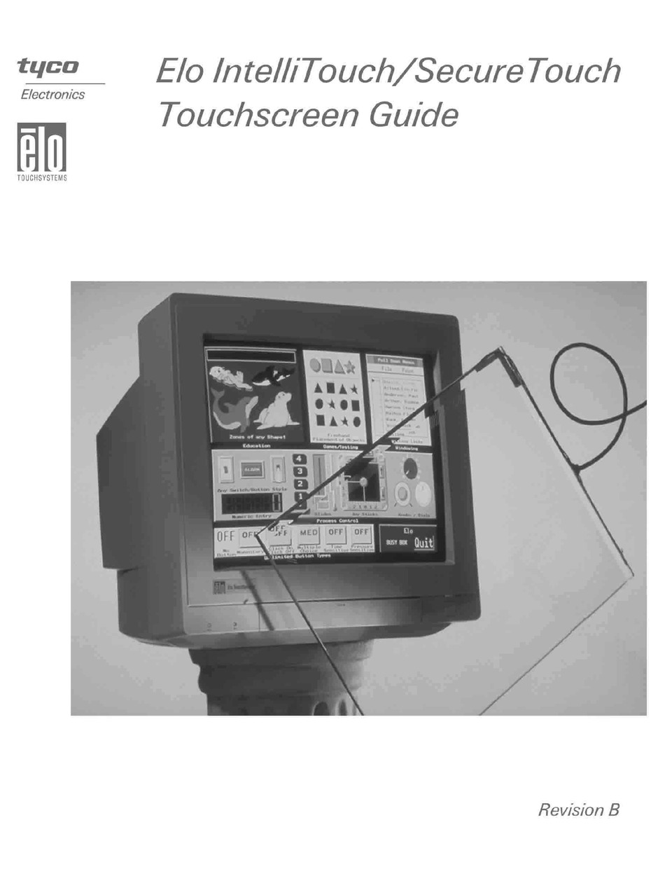 ELO TOUCHSYSTEMS ELO INTELLITOUCH MANUAL Pdf Download ManualsLib