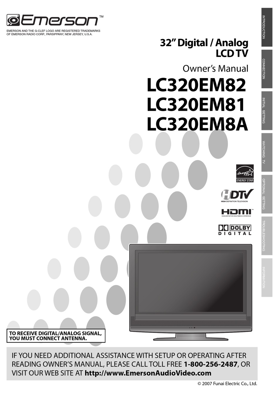 EMERSON LC320EM82 OWNER'S MANUAL Pdf Download | ManualsLib