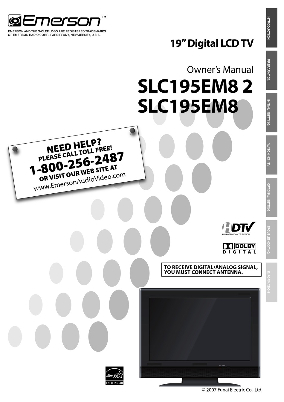 EMERSON SLC195EM8 OWNER'S MANUAL Pdf Download | ManualsLib