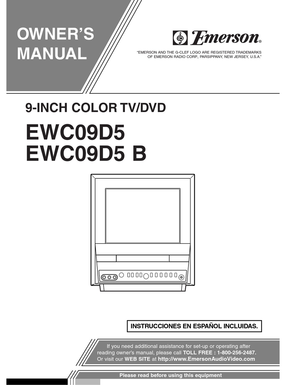 Emerson Ewc09d5 B Owner S Manual Pdf Download Manualslib