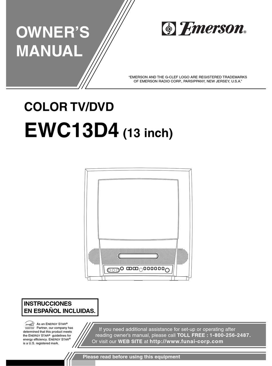 Emerson Ewc13d4 Owner S Manual Pdf Download Manualslib