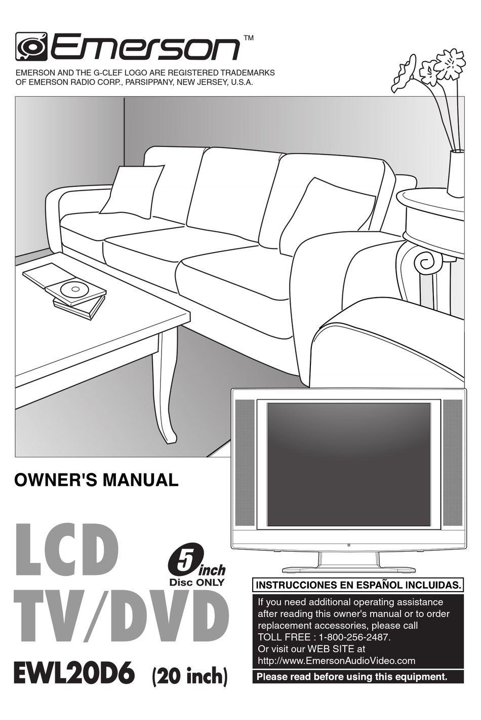 EMERSON EWL20D6 OWNER'S MANUAL Pdf Download | ManualsLib