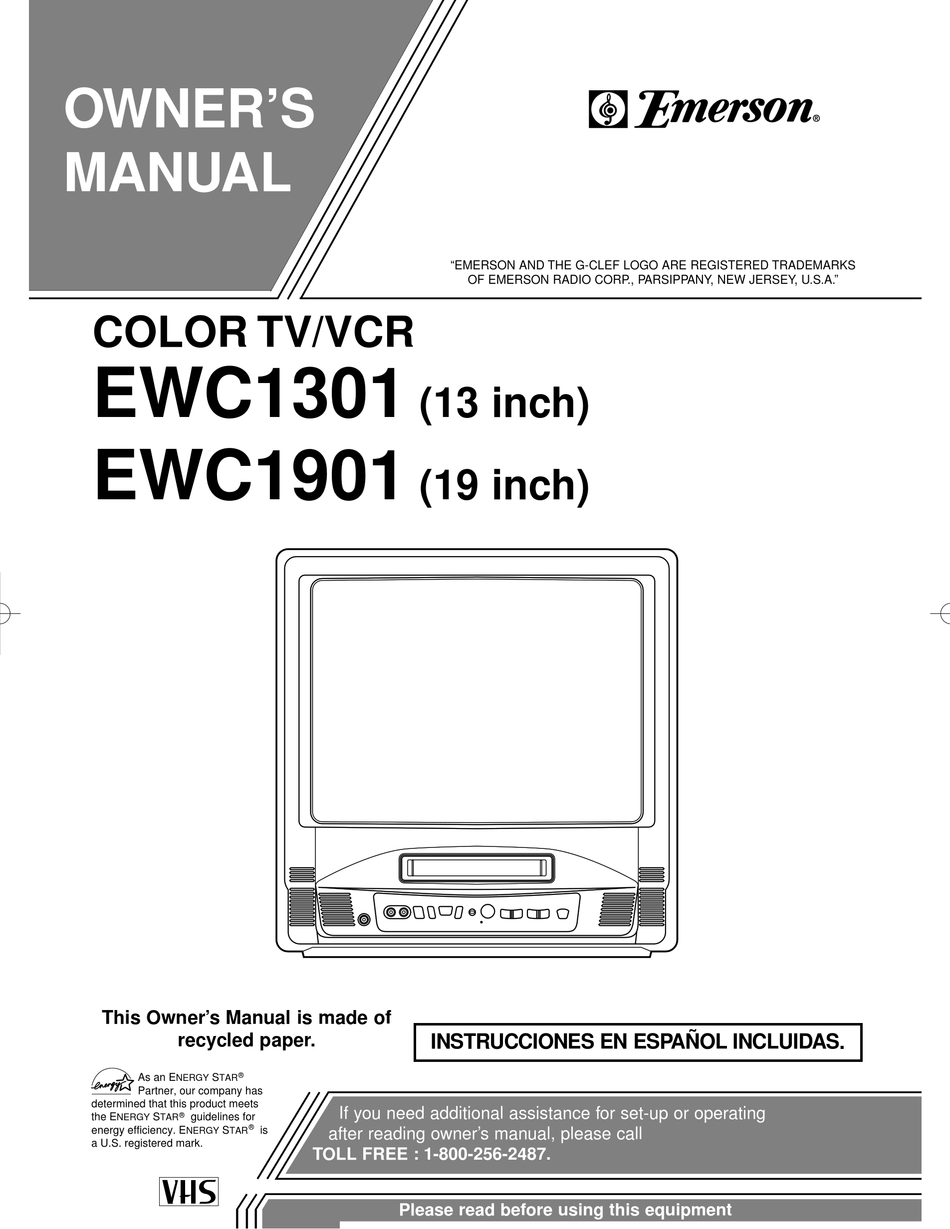 EMERSON EWC1301 OWNER'S MANUAL Pdf Download | ManualsLib