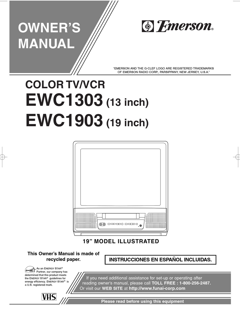 EMERSON EWC1303 OWNER'S MANUAL Pdf Download | ManualsLib