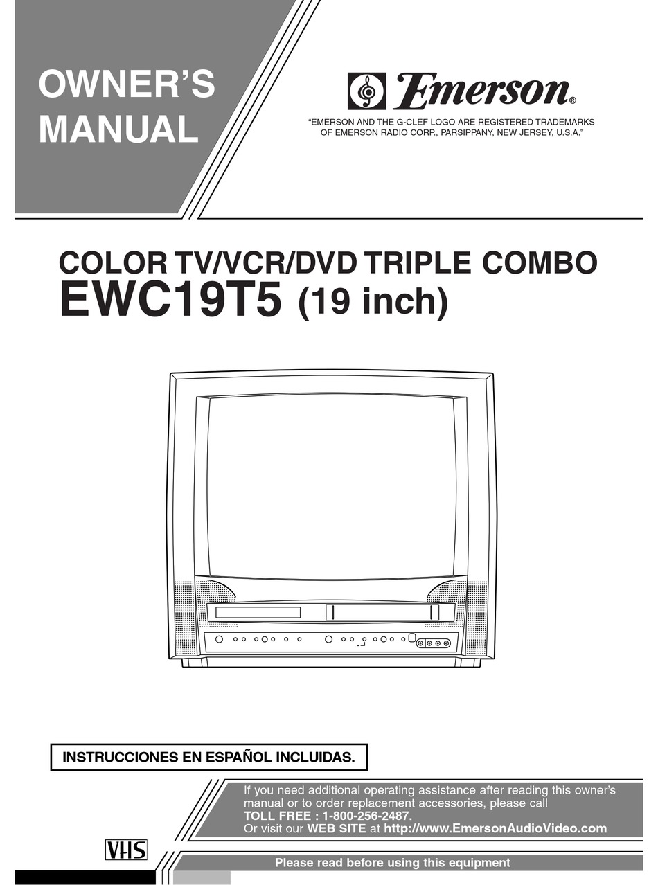 EMERSON EWC19T5 OWNER'S MANUAL Pdf Download | ManualsLib
