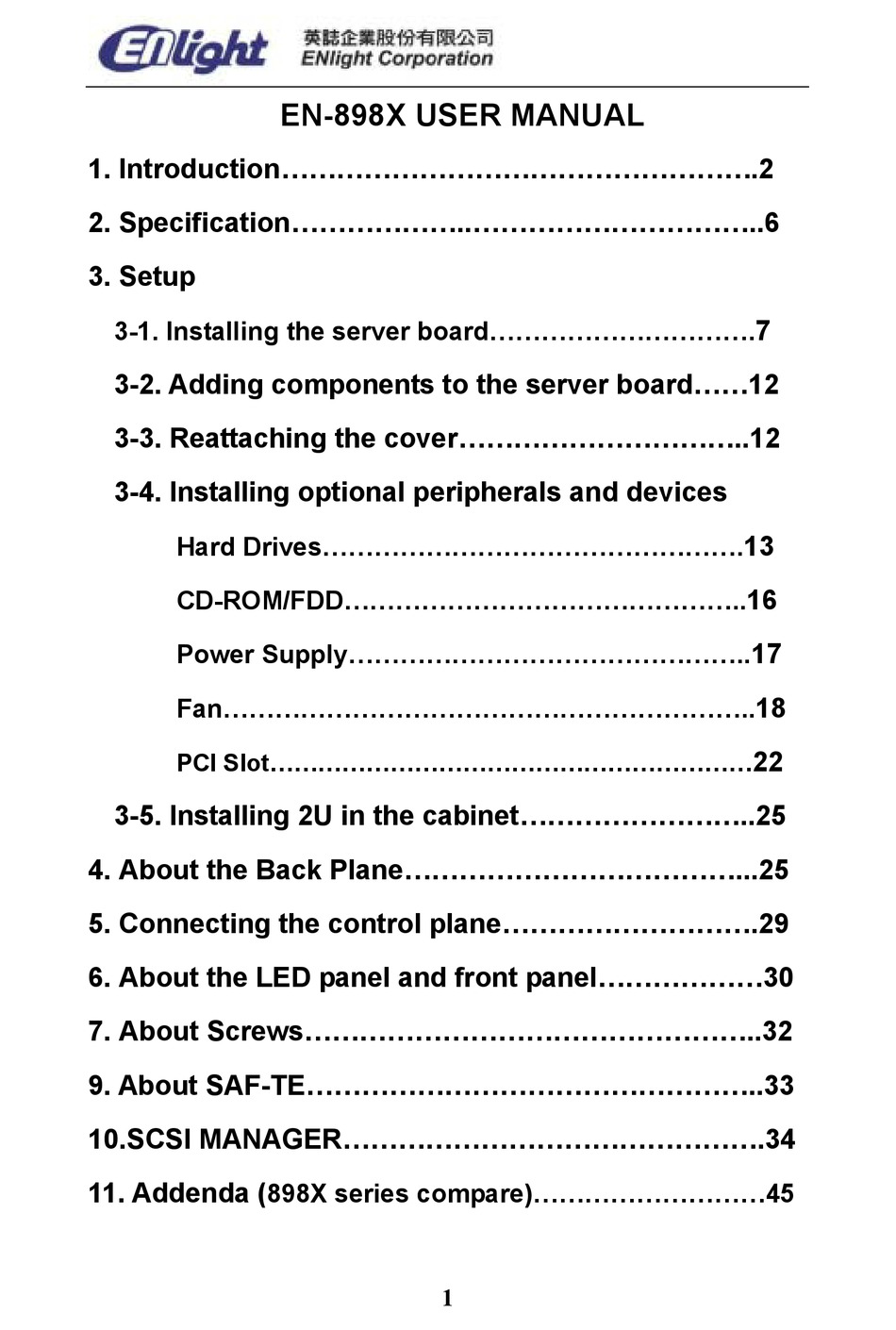 ENLIGHT EN-898X USER MANUAL Pdf Download | ManualsLib