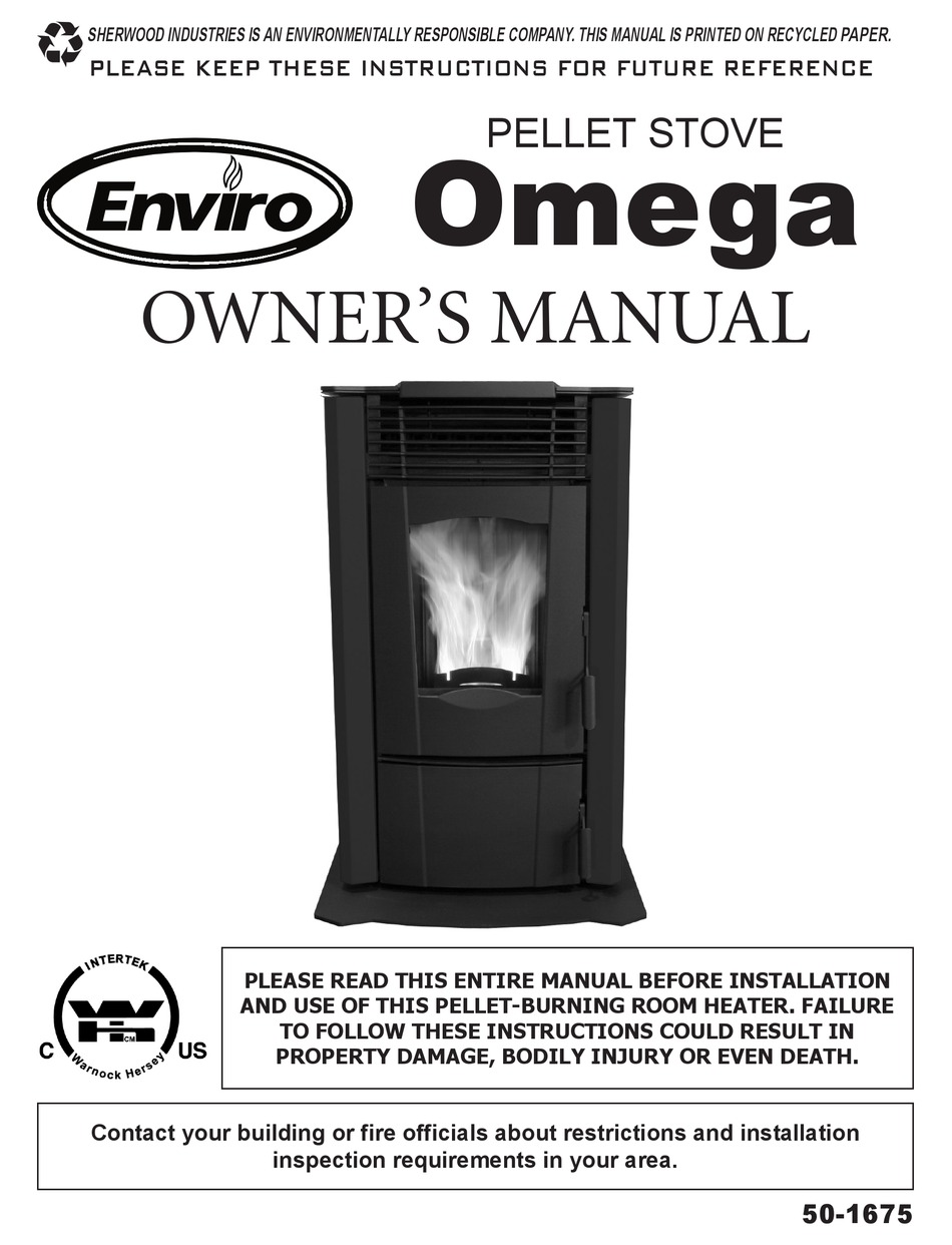 ENVIRO OMEGA OWNER'S MANUAL Pdf Download ManualsLib