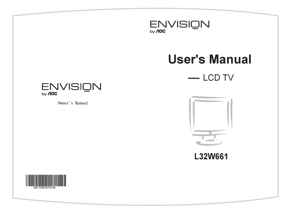 ENVISION L32W661 USER MANUAL Pdf Download | ManualsLib