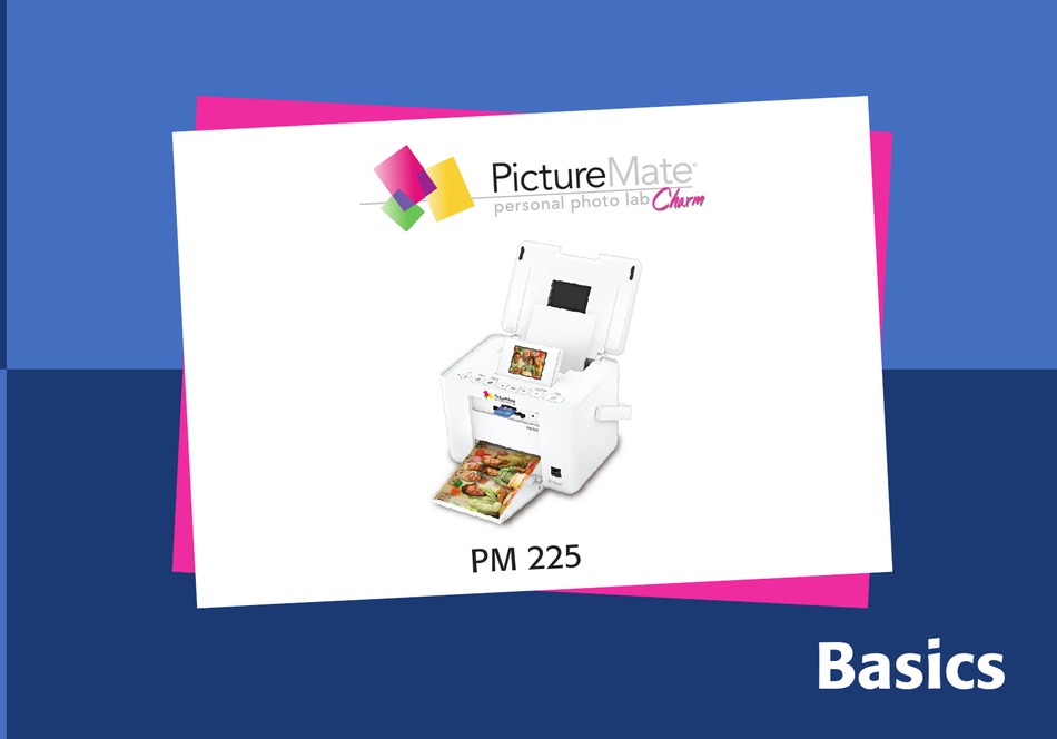 EPSON PICTUREMATE PM 225 BASICS MANUAL Pdf Download ManualsLib