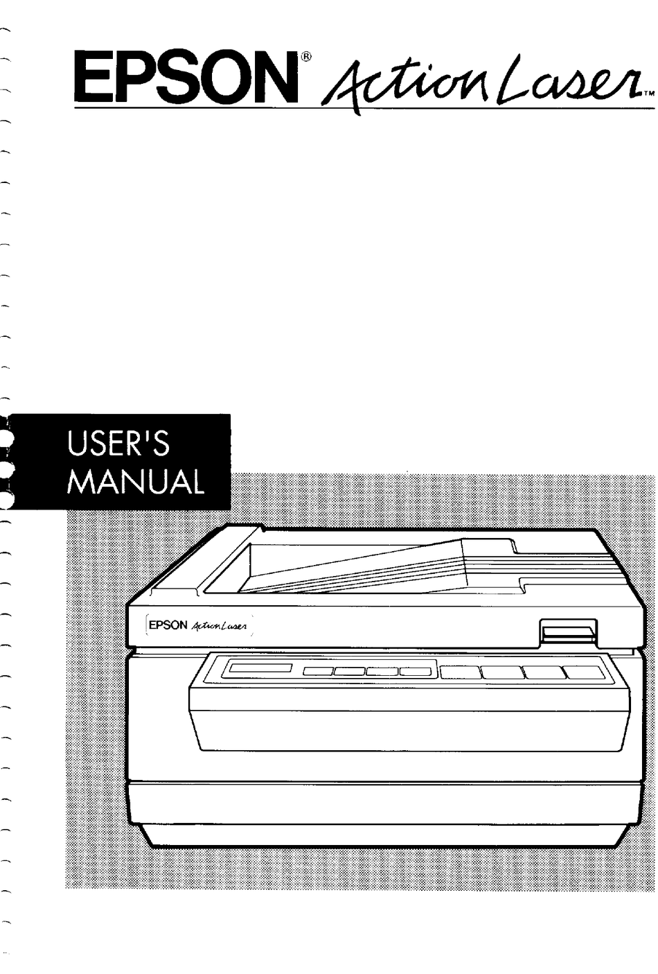 EPSON ACTION LASER ACTION LASER USER MANUAL Pdf Download | ManualsLib