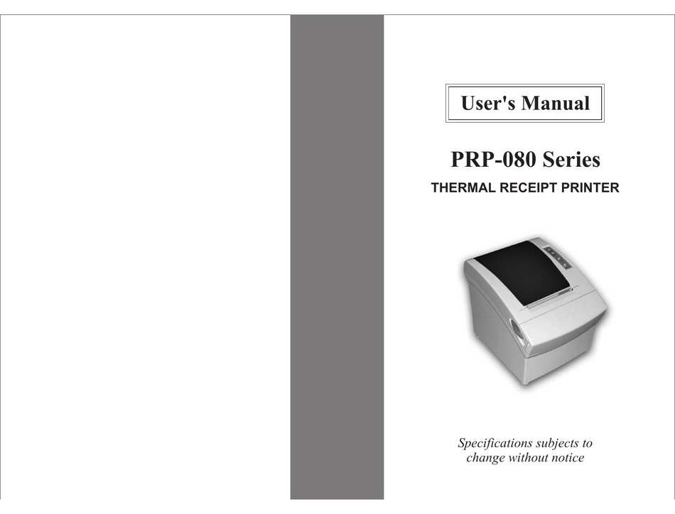 Tysso PRP-080II High Speed Thermal Receipt Printer Serial RS232 BLACK INCL PSU 