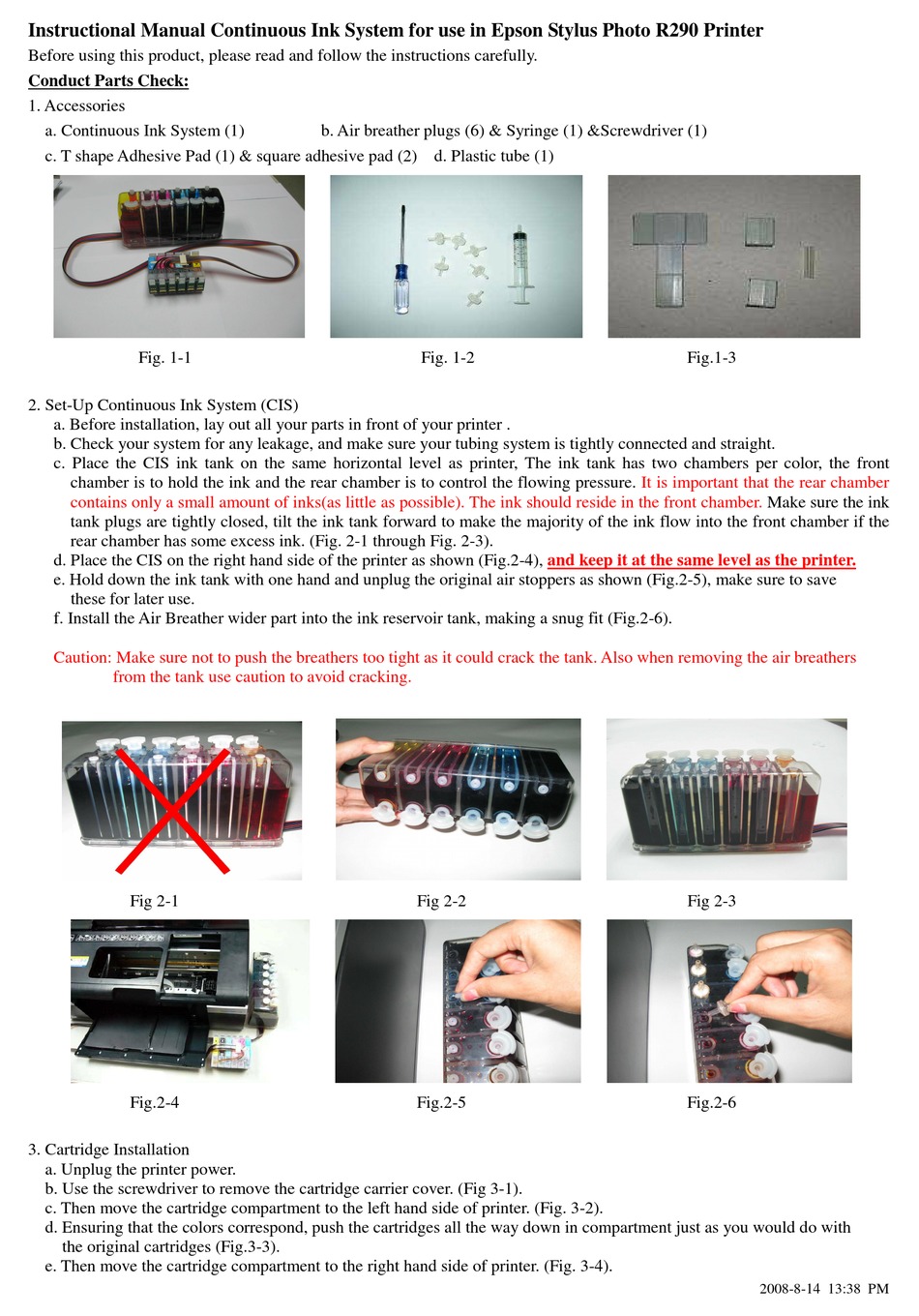 how to reset ink levels in epson printer stylus photo r280