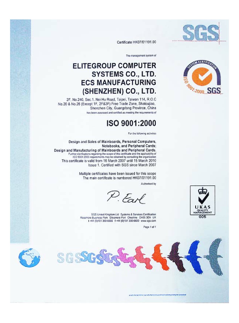 ECS A790GXM-AD3 MANUAL Pdf Download | ManualsLib