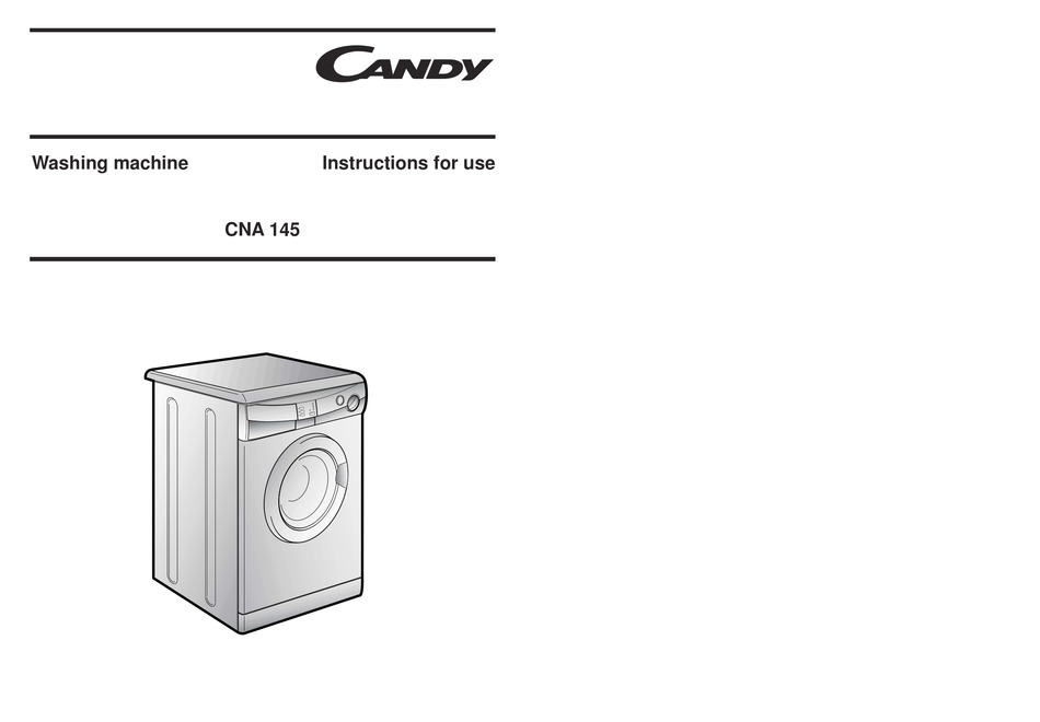 CANDY CNA 145 INSTRUCTIONS FOR USE MANUAL Pdf Download | ManualsLib