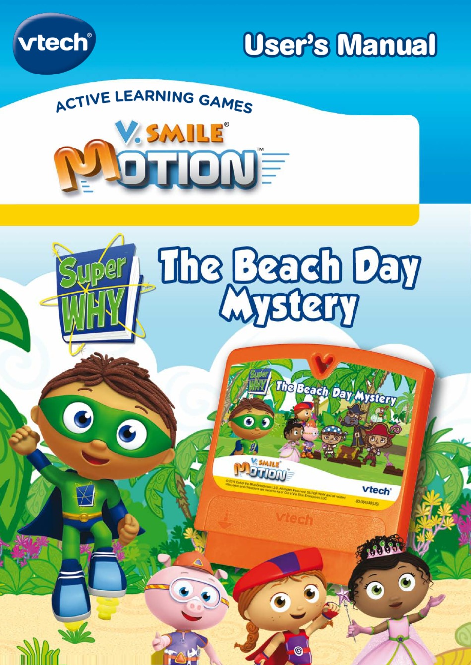 VTECH V.SMILE MOTIONSUPER WHY USER MANUAL Pdf Download ManualsLib