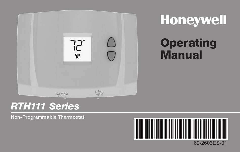 HONEYWELL RTH111 SERIES OPERATING MANUAL Pdf Download ...