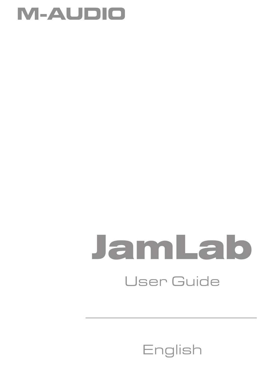 M-AUDIO JAMLAB USER MANUAL Pdf Download | ManualsLib