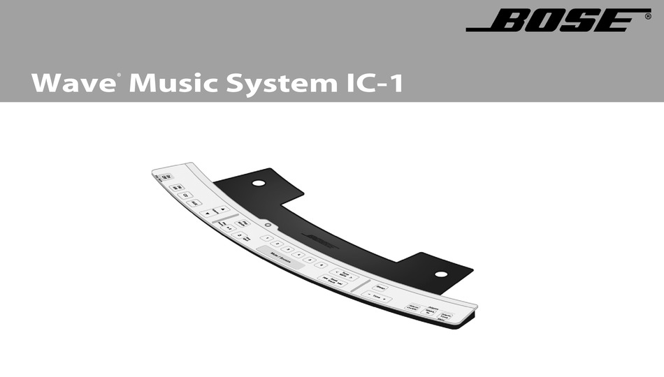 BOSE Wave Music System用コントローラー IC-1 白 №6-