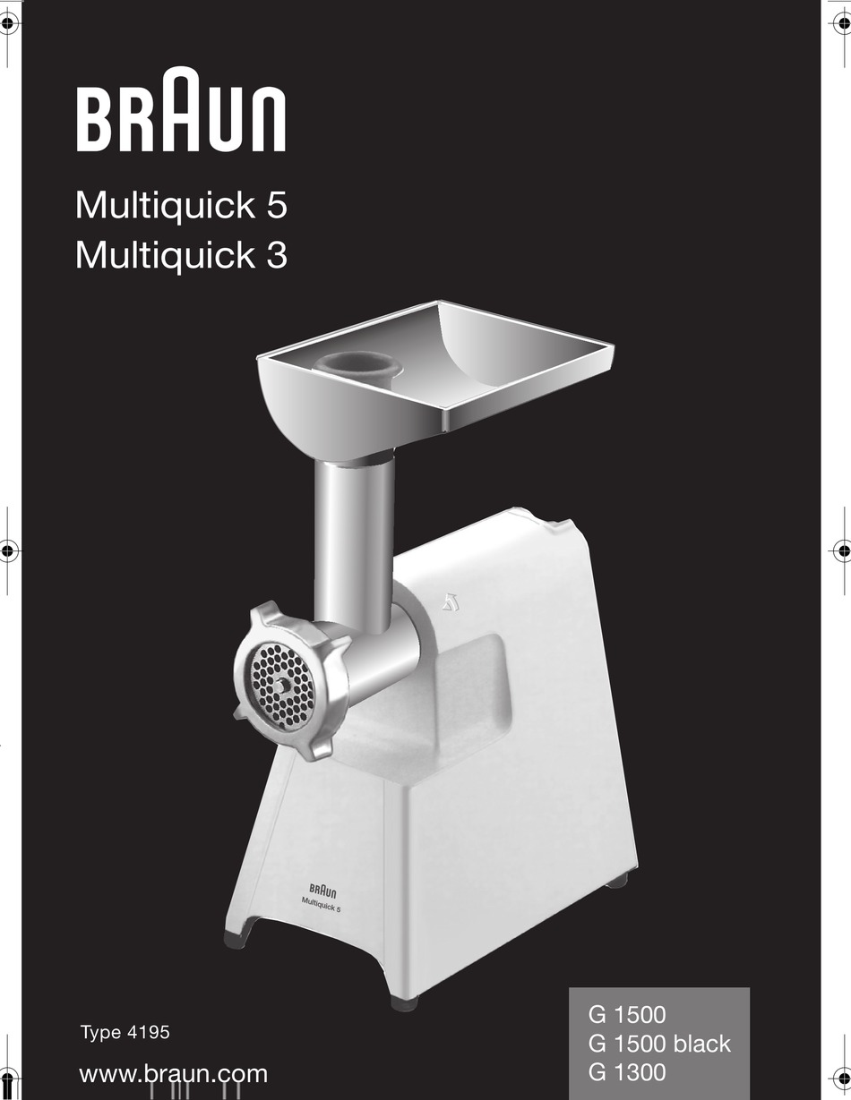 Braun deals meat grinder