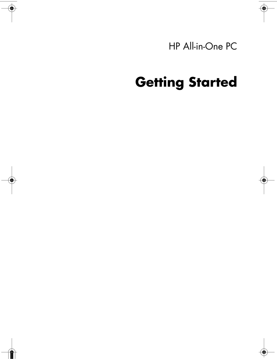 Hp Pavilion All In One Ms0 Desktop Pc Getting Started Manual Pdf Download Manualslib