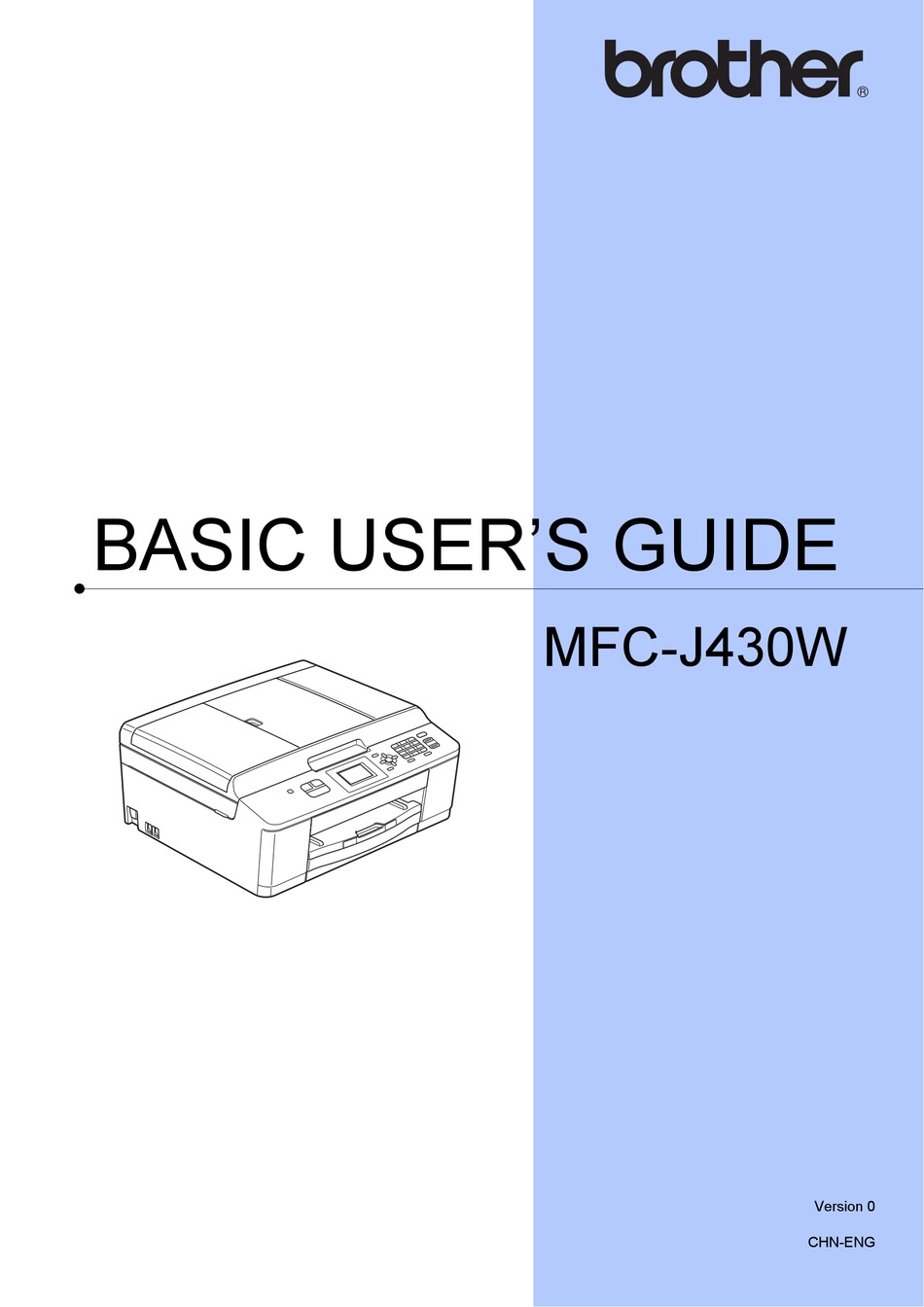 Ja Taalkunde Kent BROTHER MFC-J430W BASIC USER'S MANUAL Pdf Download | ManualsLib