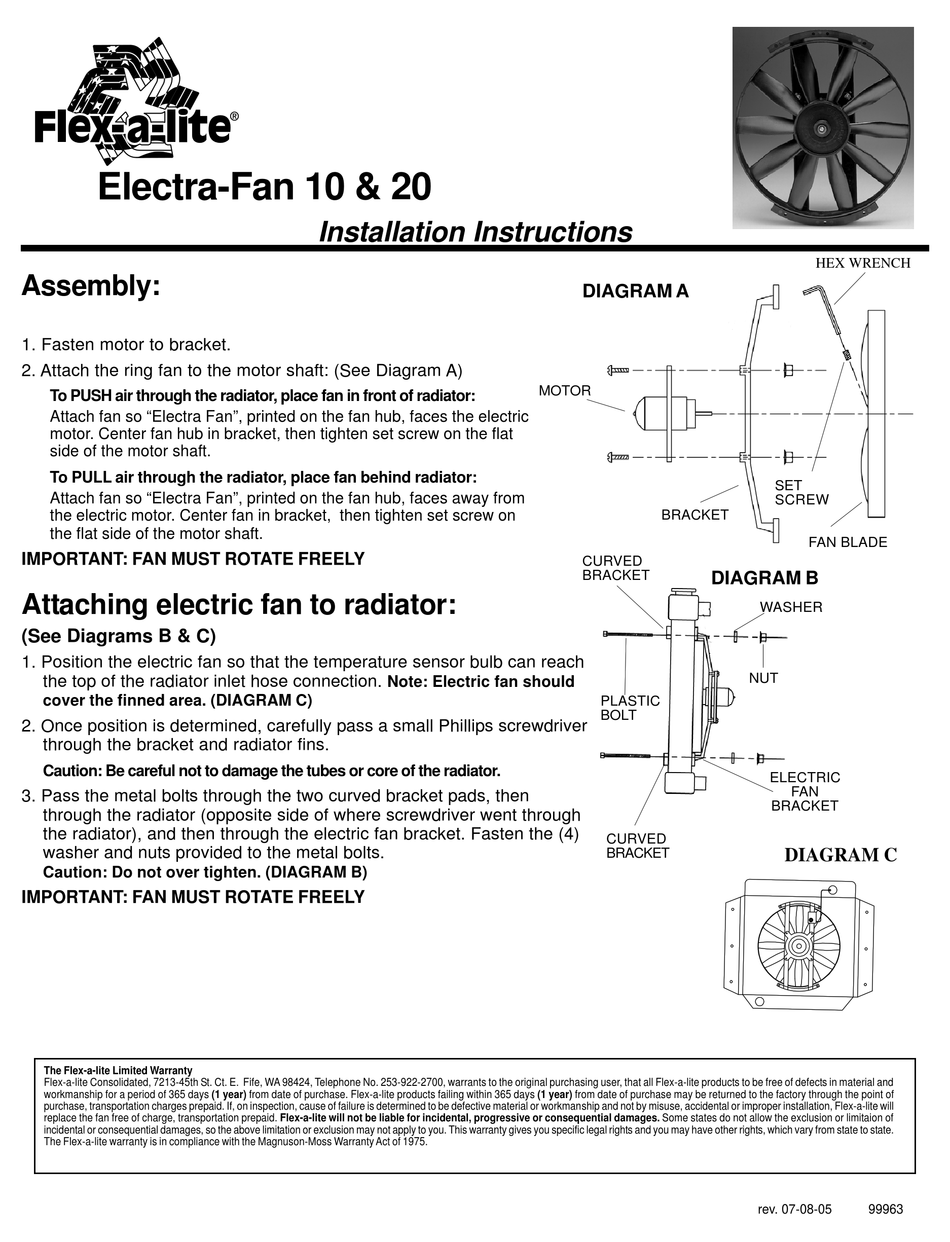 FLEXALITE 10 INSTALLATION INSTRUCTIONS Pdf Download ManualsLib