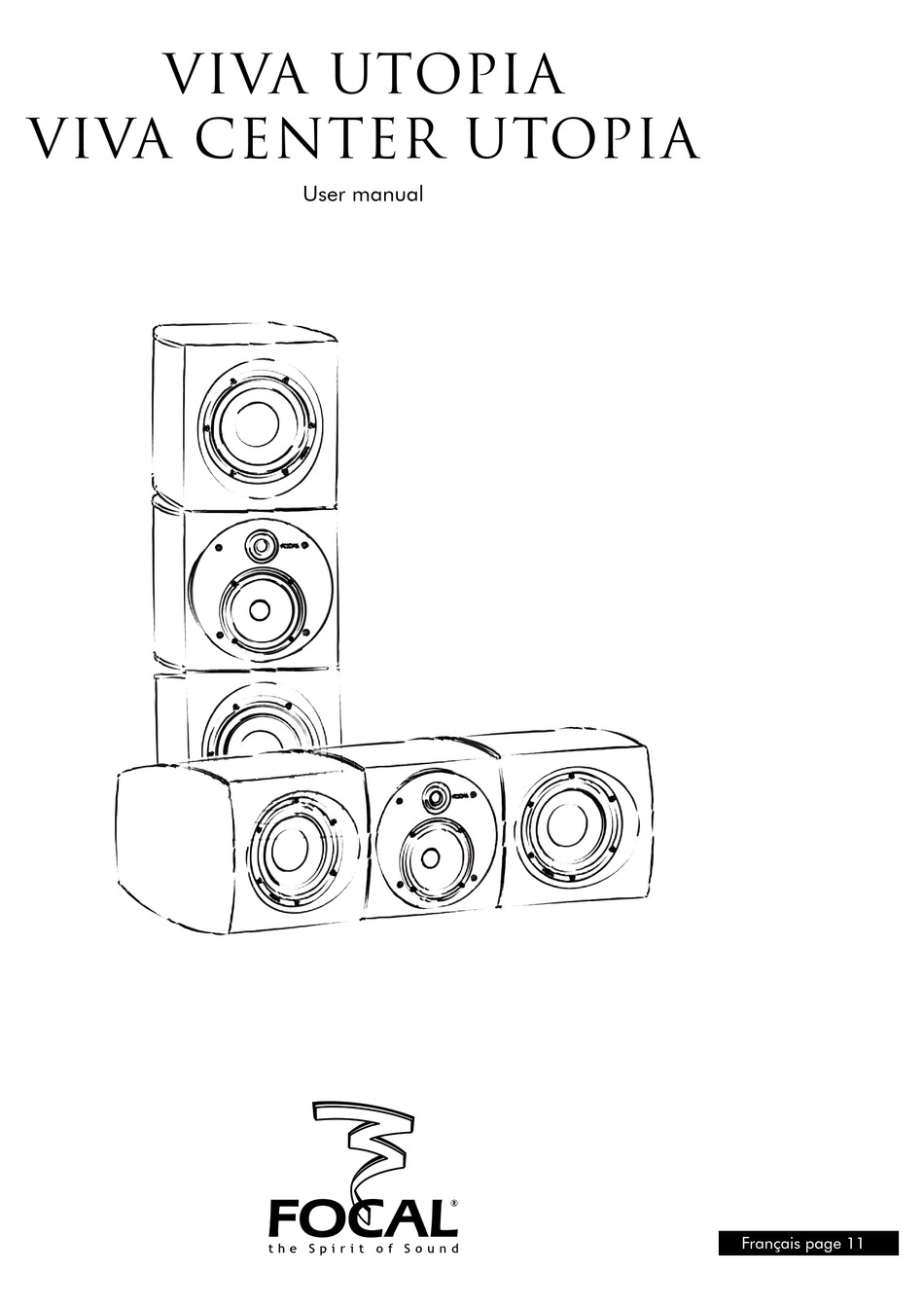 FOCAL VIVA CENTER UTOPIA USER MANUAL Pdf Download | ManualsLib