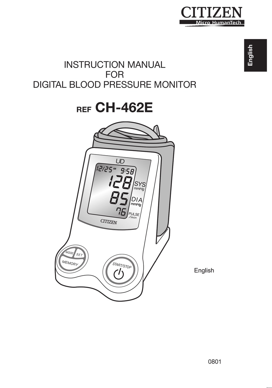 Citizen Ch 462e Instruction Manual Pdf Download Manualslib