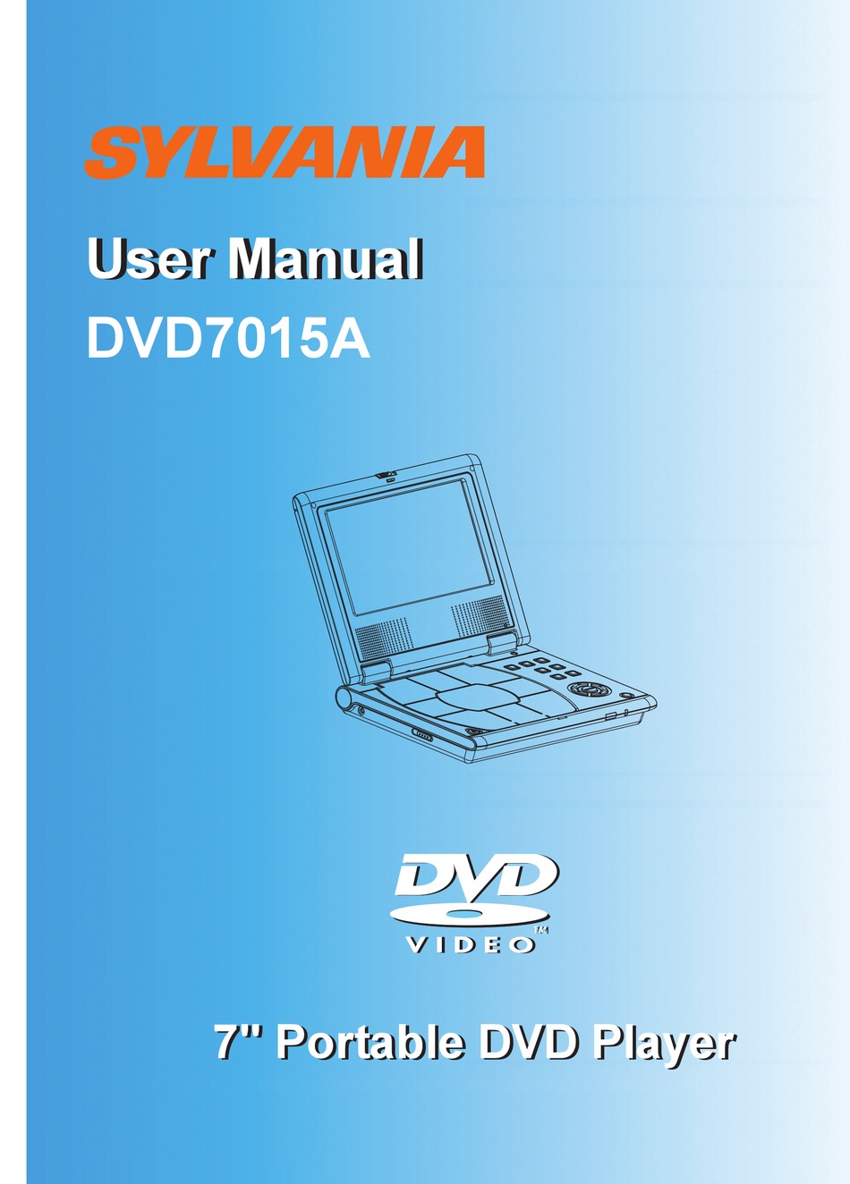 Sylvania Portable Dvd Player Manual