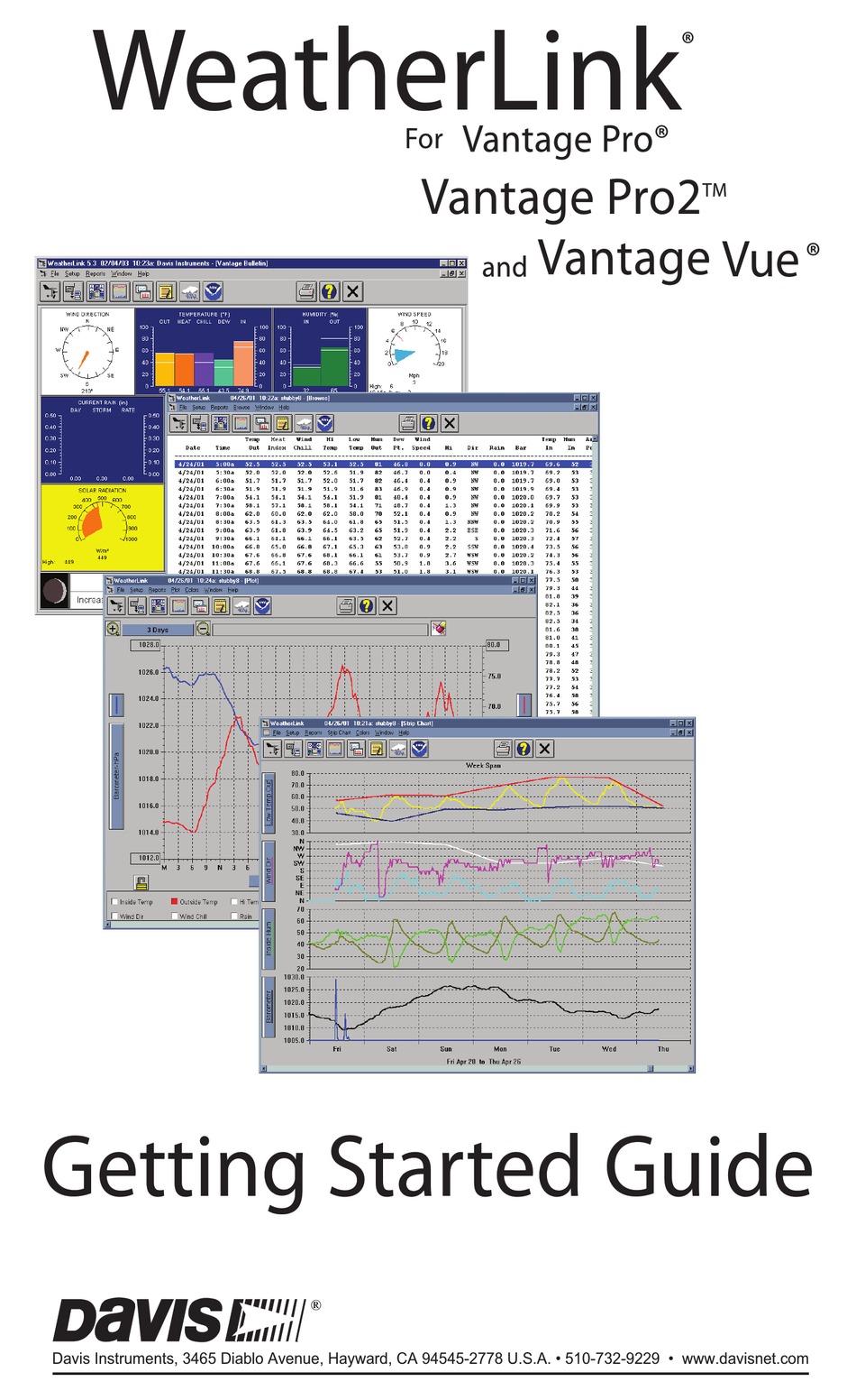 DAVIS WEATHERLINK GETTING STARTED MANUAL Pdf Download ManualsLib