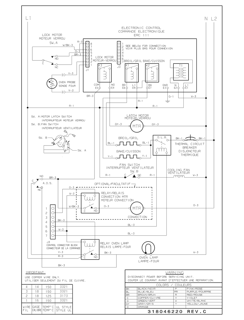Frigidaire Oven Wiring Diagram Pdf