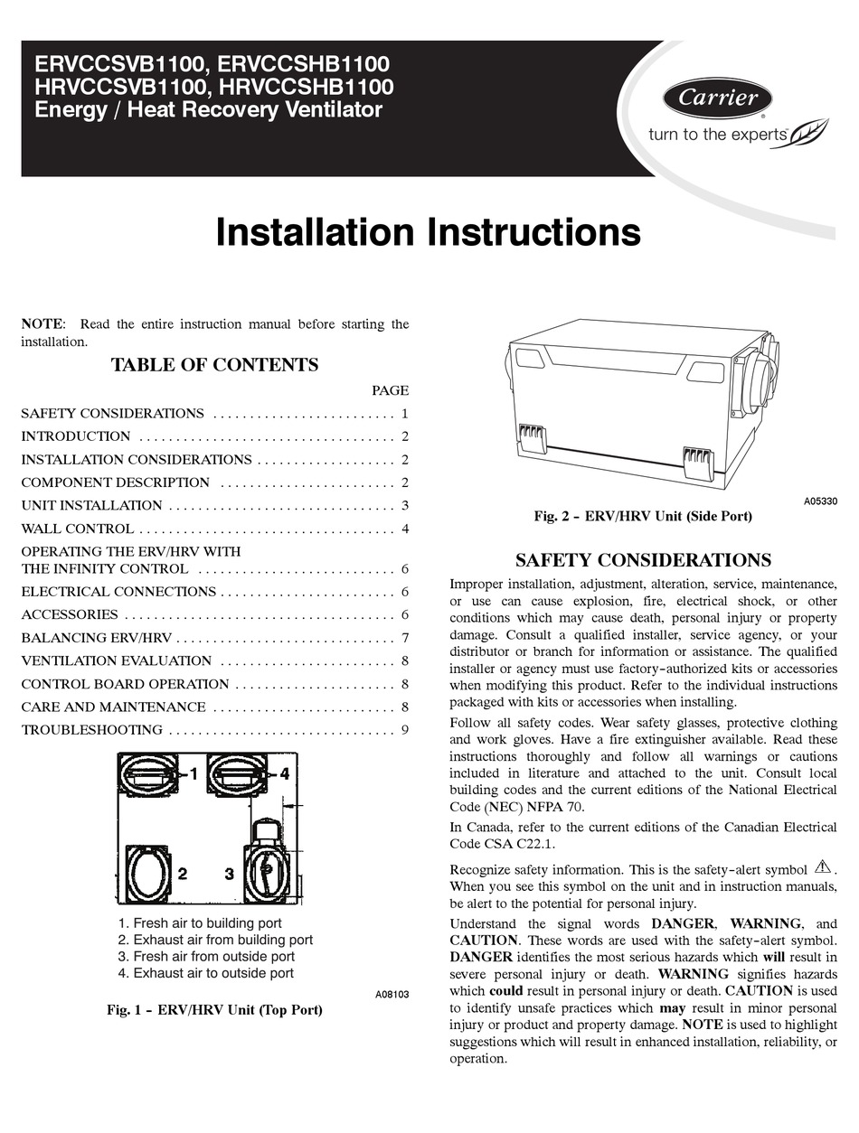 carrier manual outside air damper carrier manual outside air damper