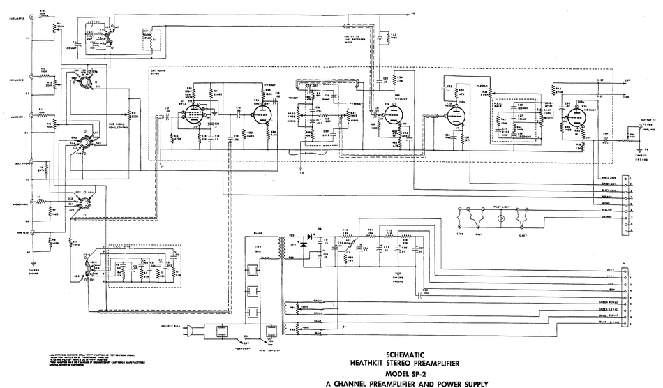 Assembly & Operation Manual-Anleitung für Heathkit SP-2 A 