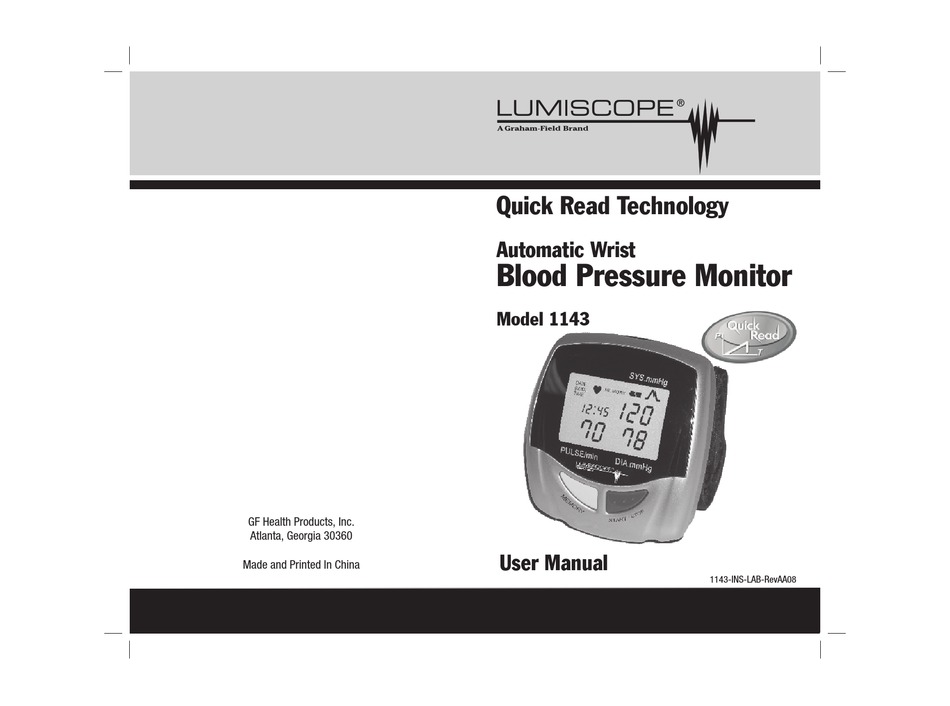 LUMISCOPE 1143 USER MANUAL Pdf Download ManualsLib